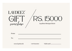 LAYDEEZ GIFT CARD.