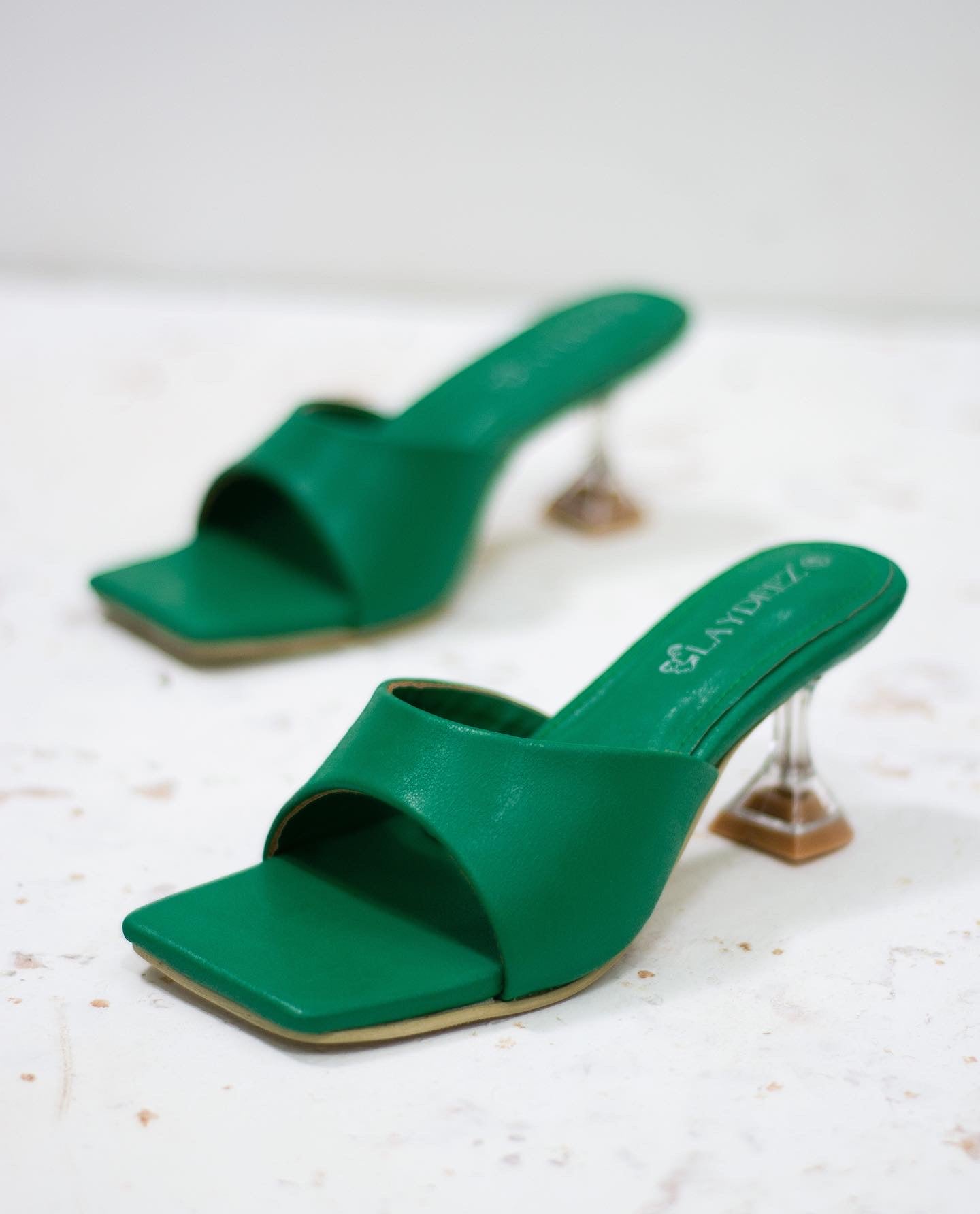 Laydeez Evie Hourglass Mule Heels