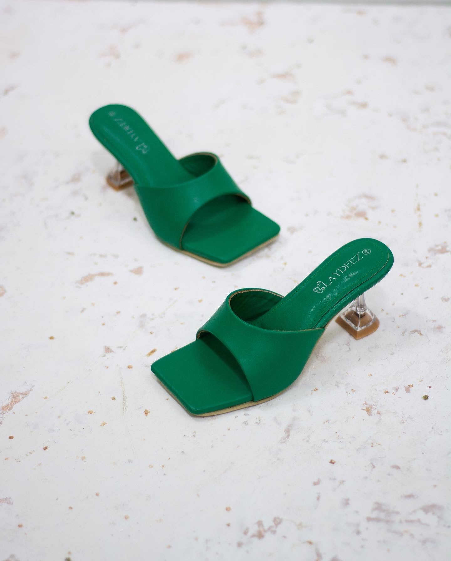 Laydeez Evie Hourglass Mule Heels