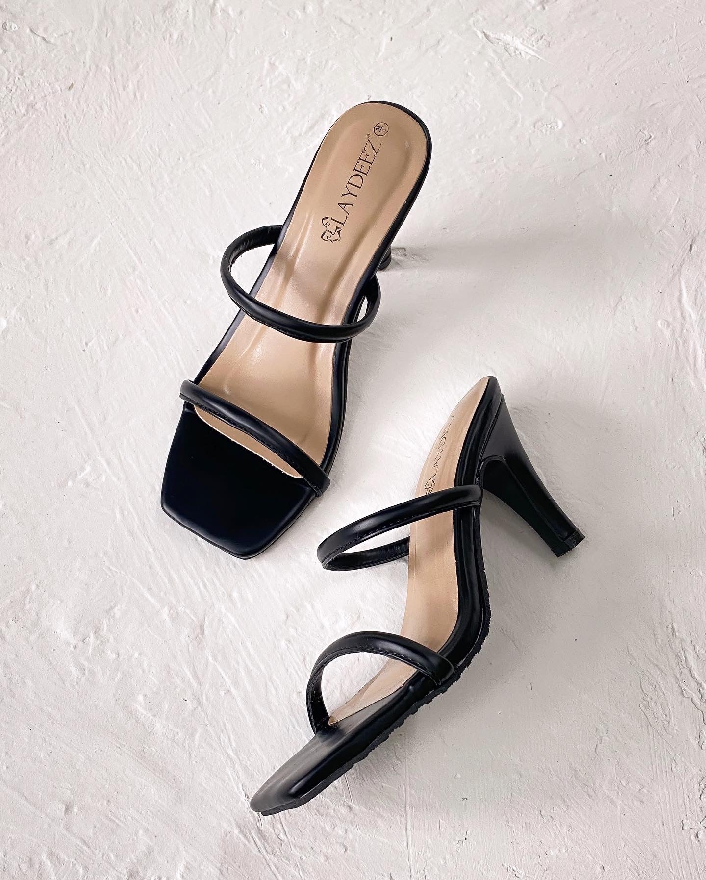 Arya Square Toe Pointed Heels