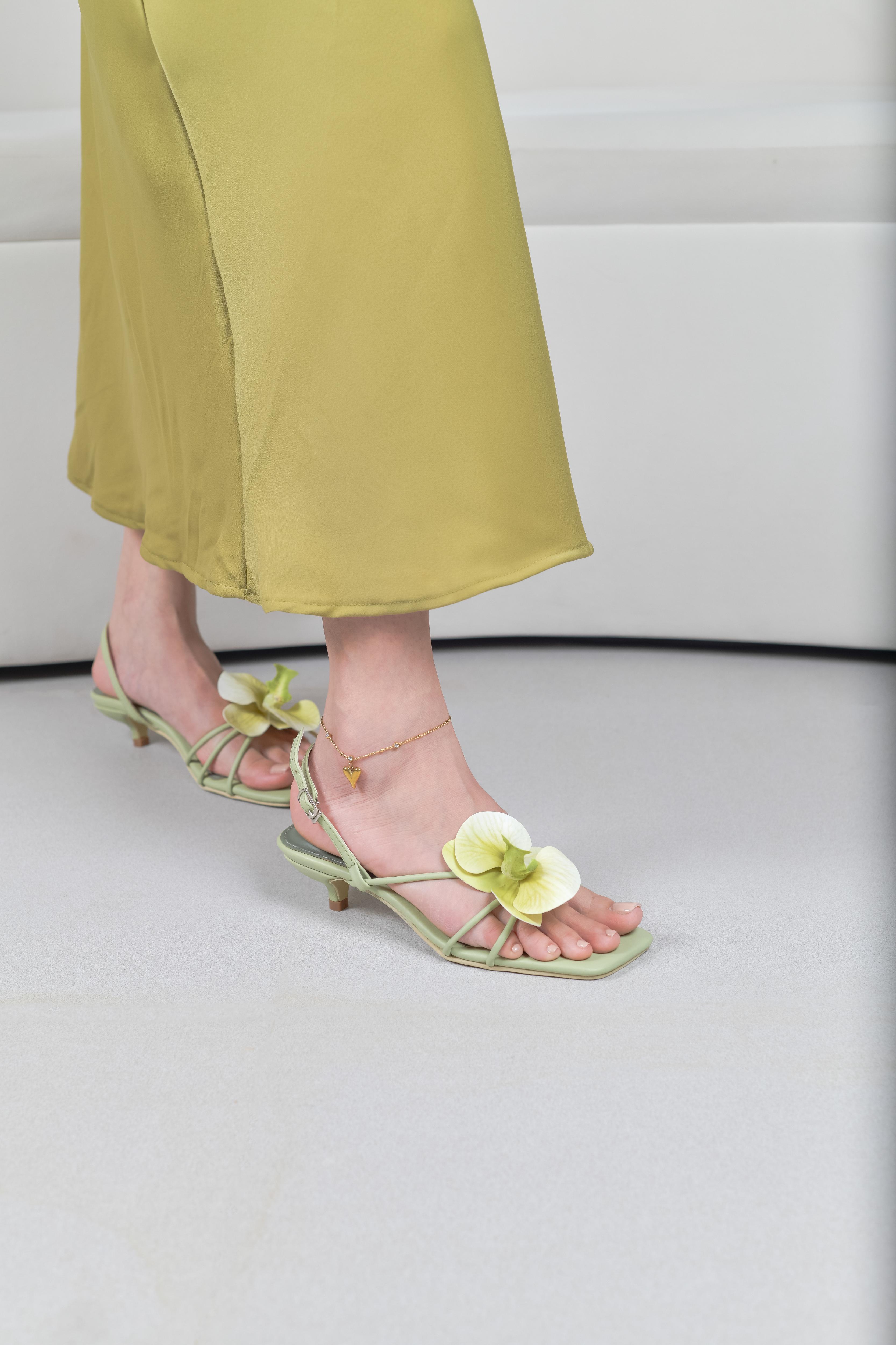 Primrose Floral Heels