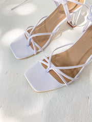 Laydeez Vera Tie Up Glass Heels