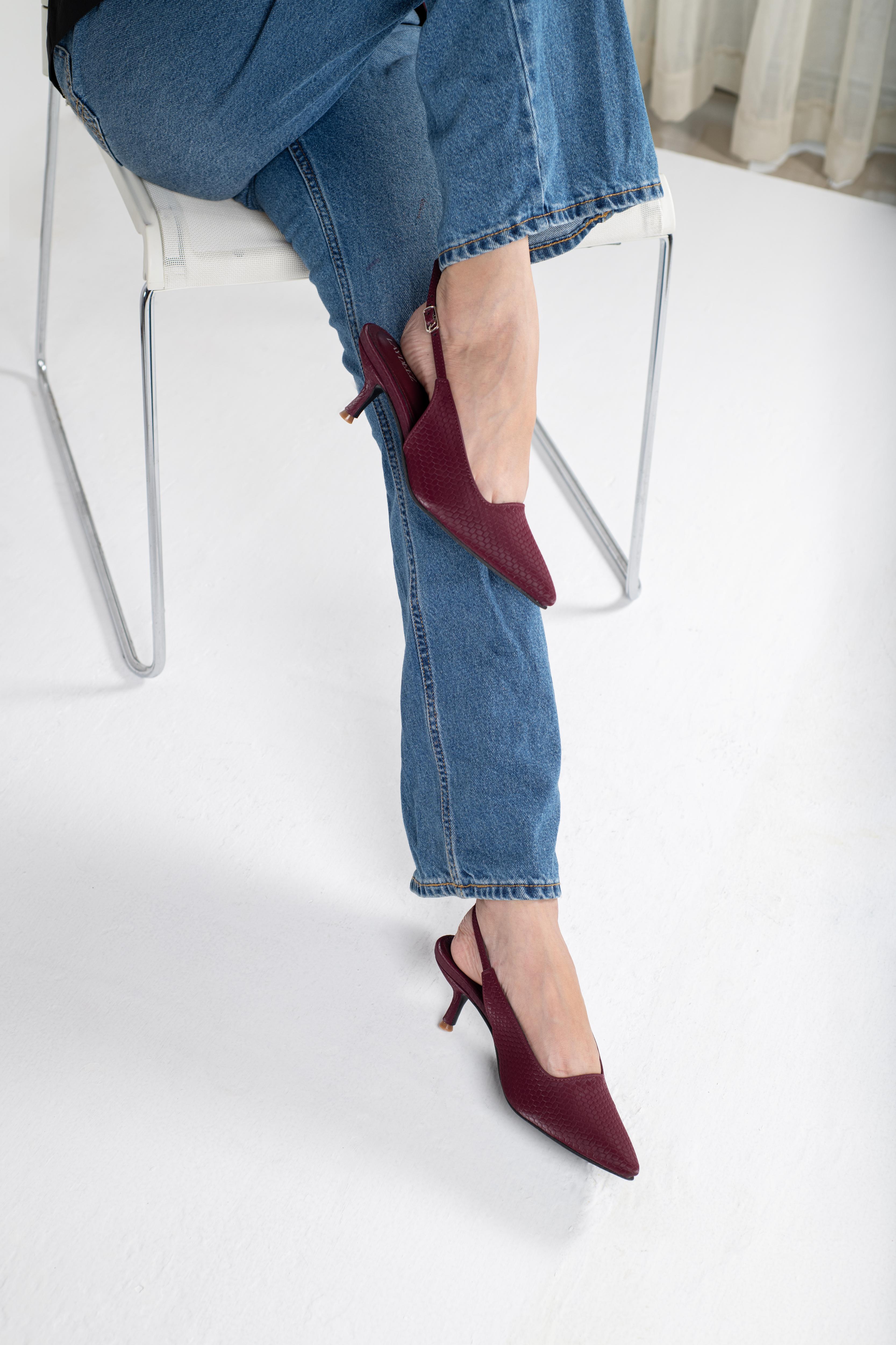 Velvet Crest Heels