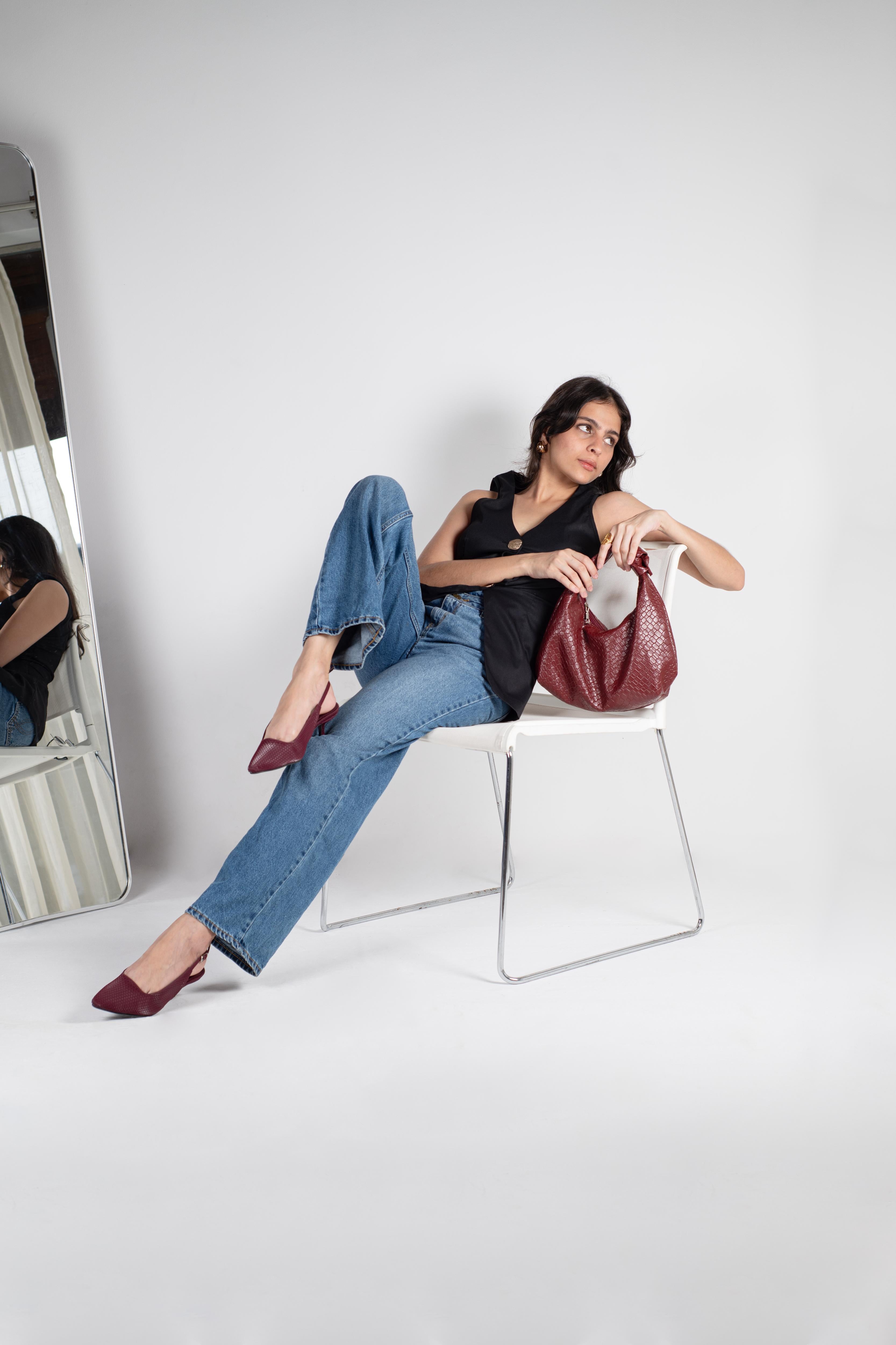 Velvet Crest Heels