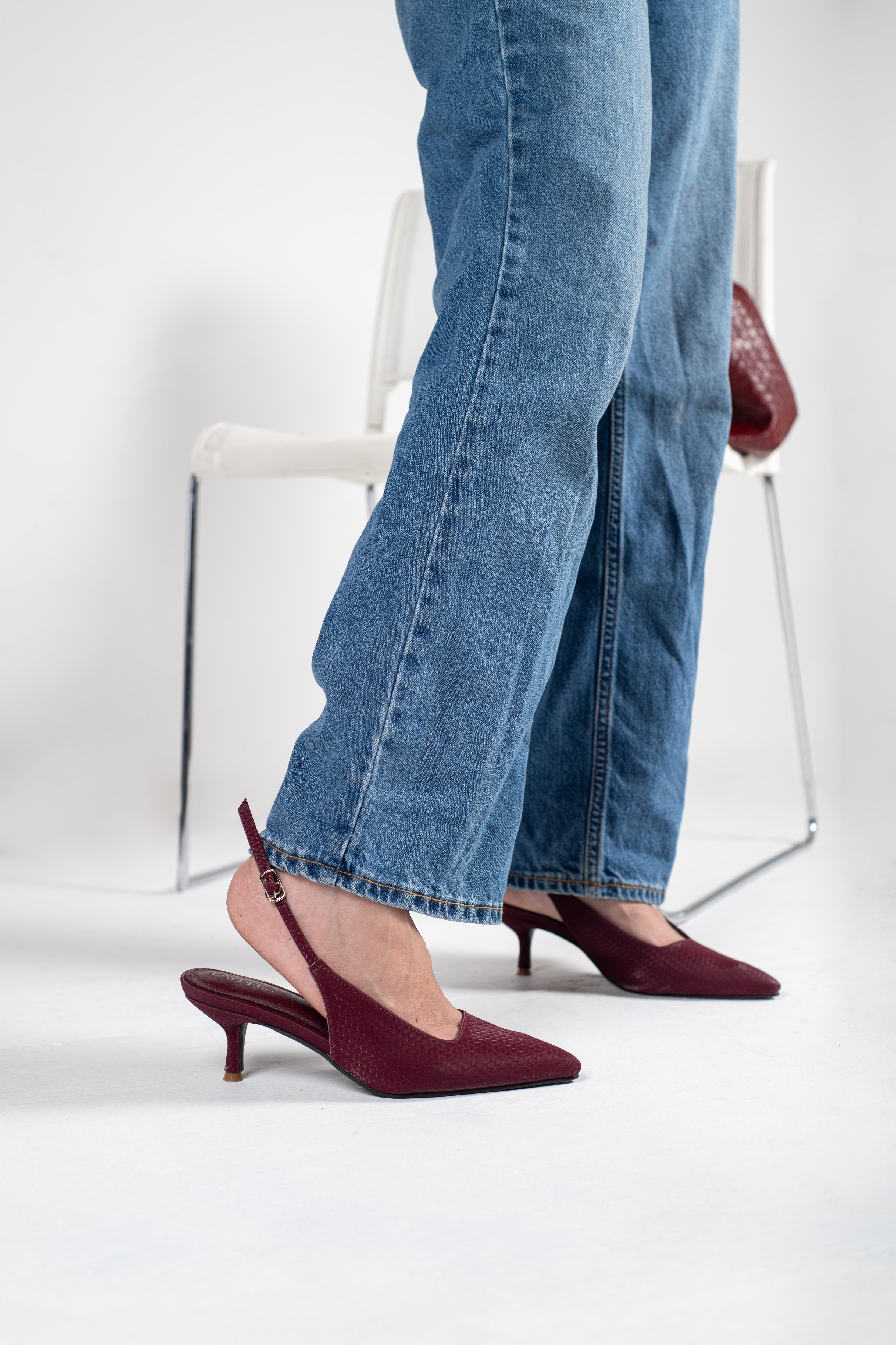 Velvet Crest Heels