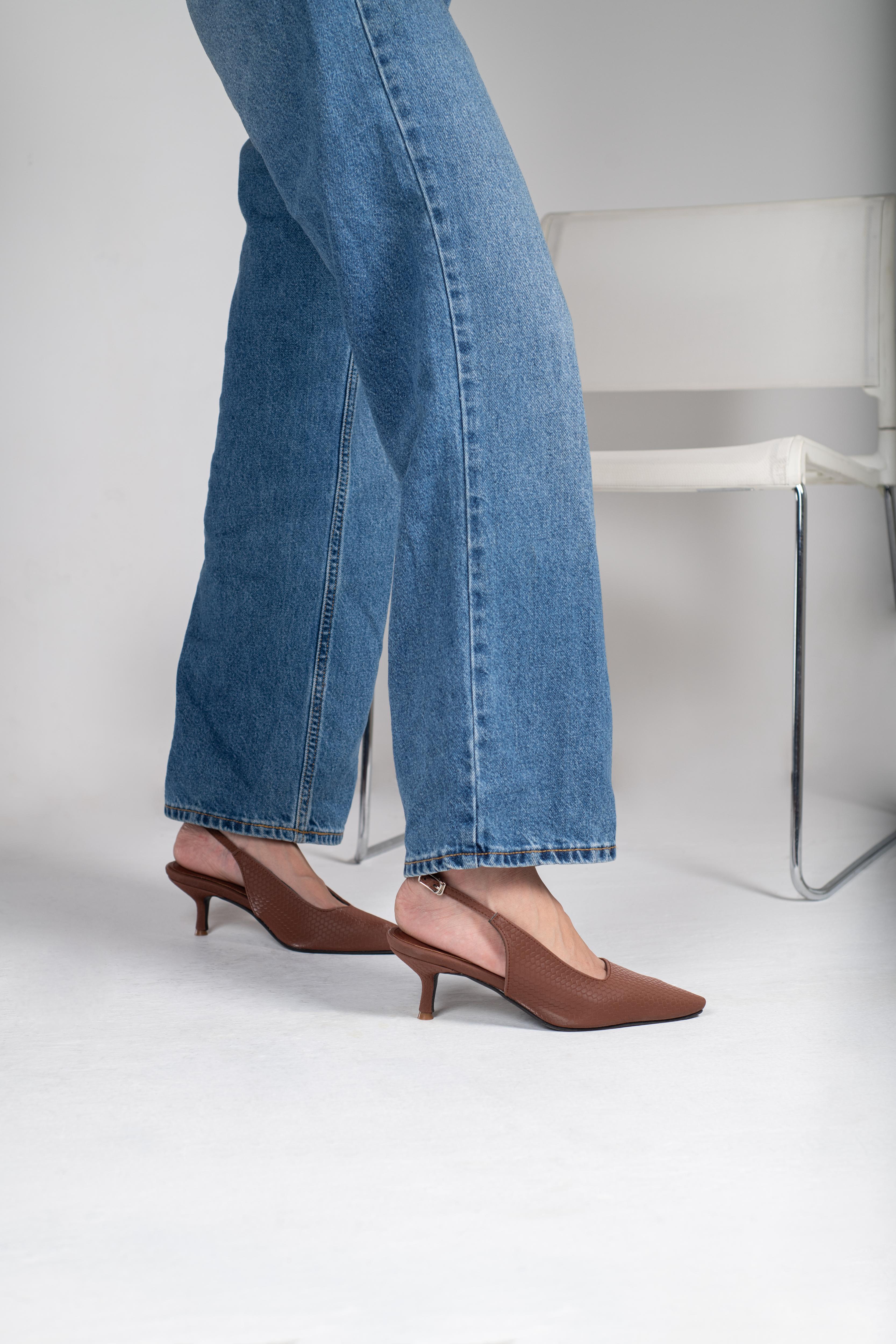 Velvet Crest Heels