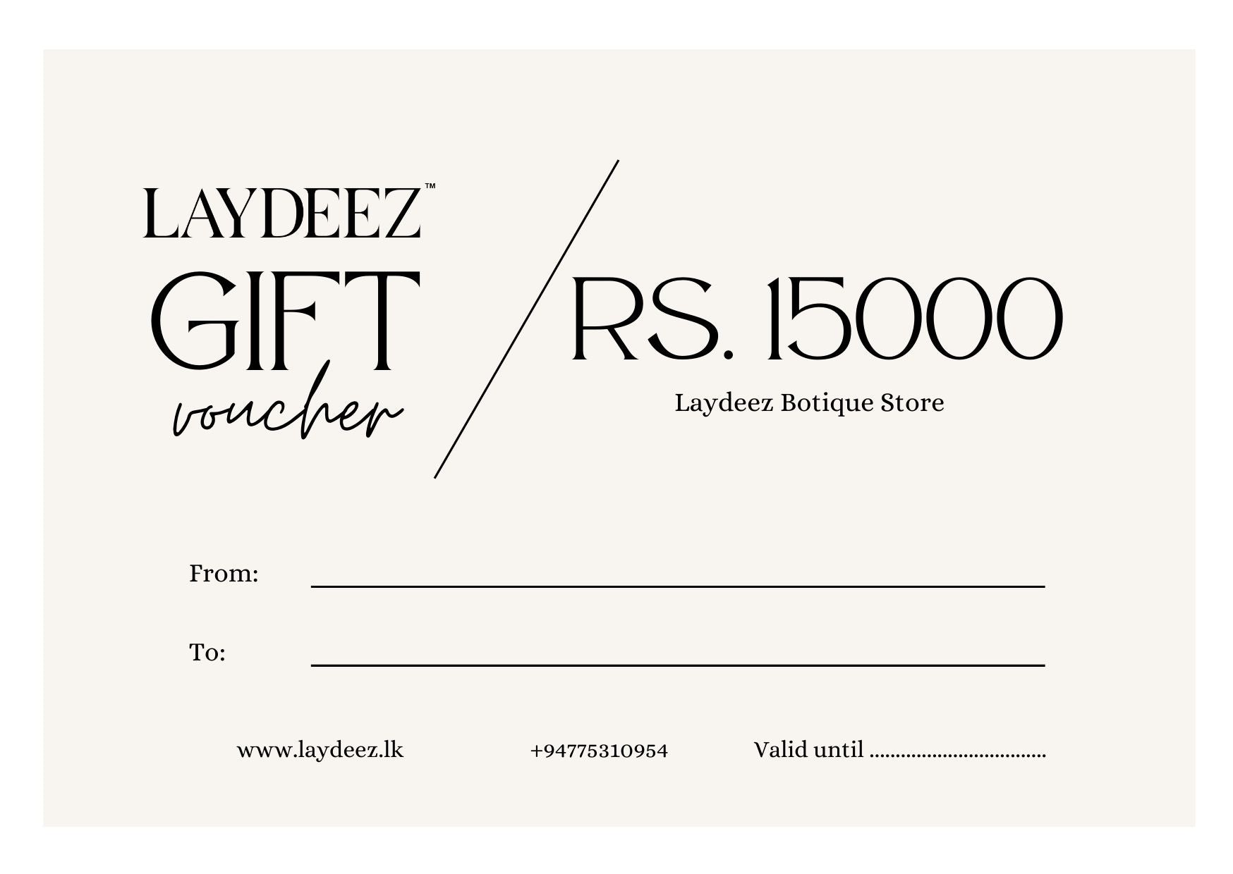 LAYDEEZ GIFT CARD