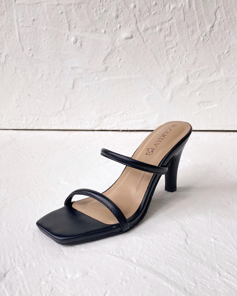 Arya Square Toe Pointed Heels