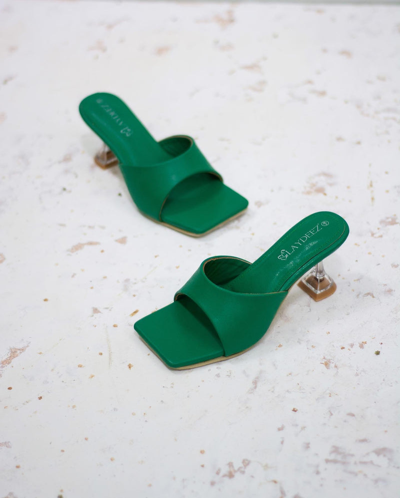 Evie Hourglass Mule Heels