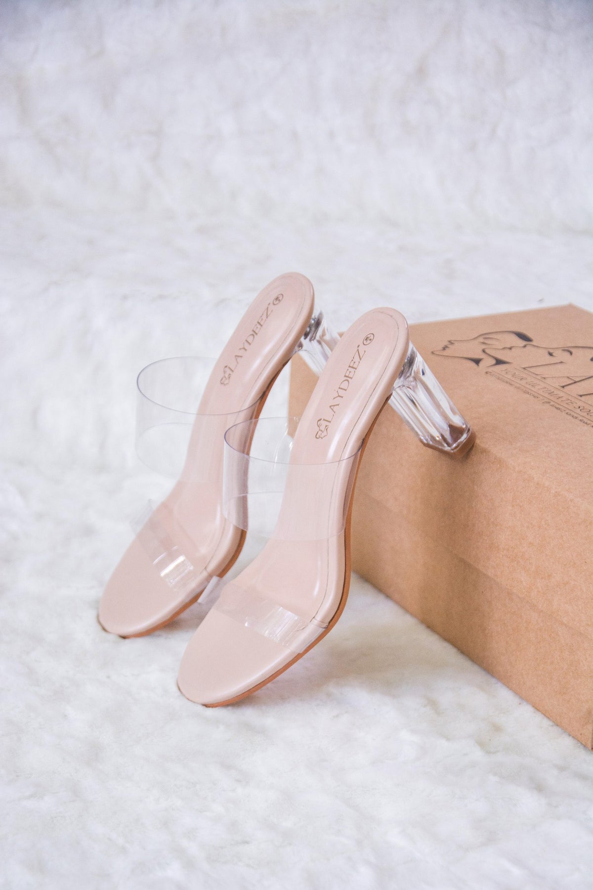 Laydeez Sarah Transparent Heels