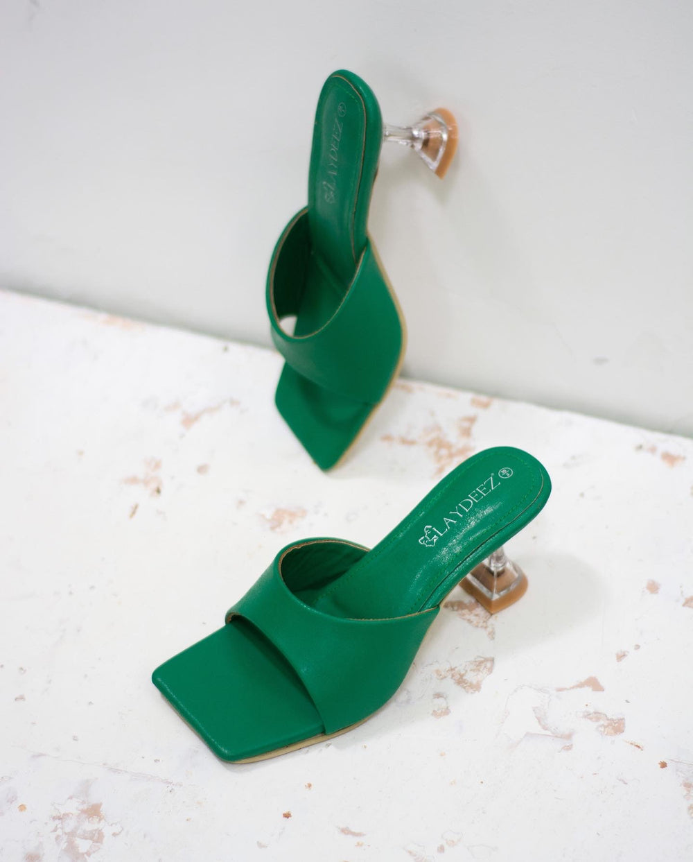 Laydeez Evie Hourglass Mule Heels