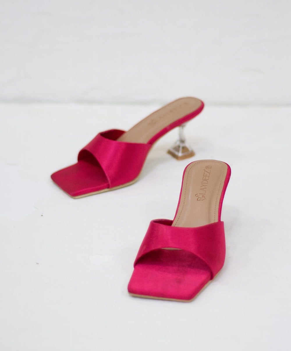 Laydeez Evie Hourglass Mule Heels