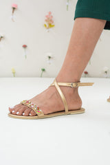 Sage Embellished Sandals