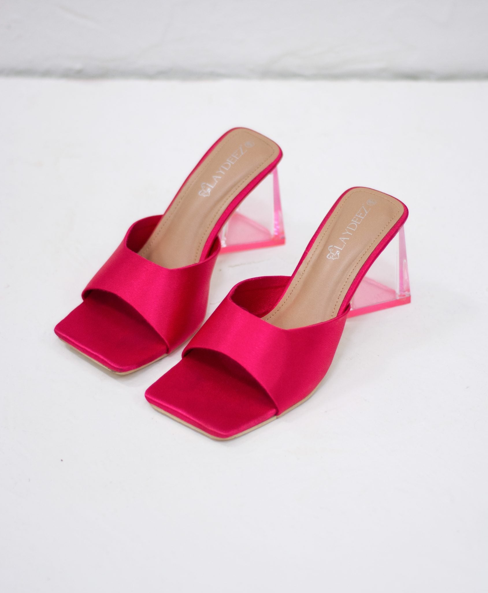 Laydeez Janet Triangle Mule Heels