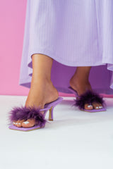 Fair Fur Kitten Heels