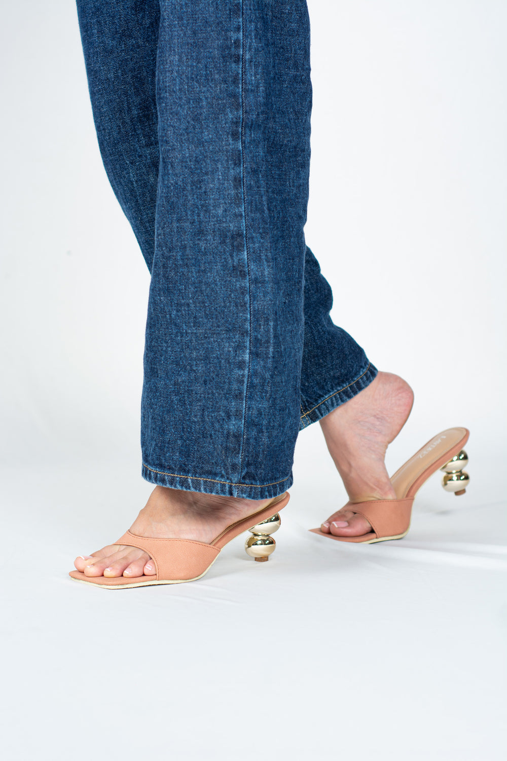 Laydeez Sydney Sculptural Mule Heels