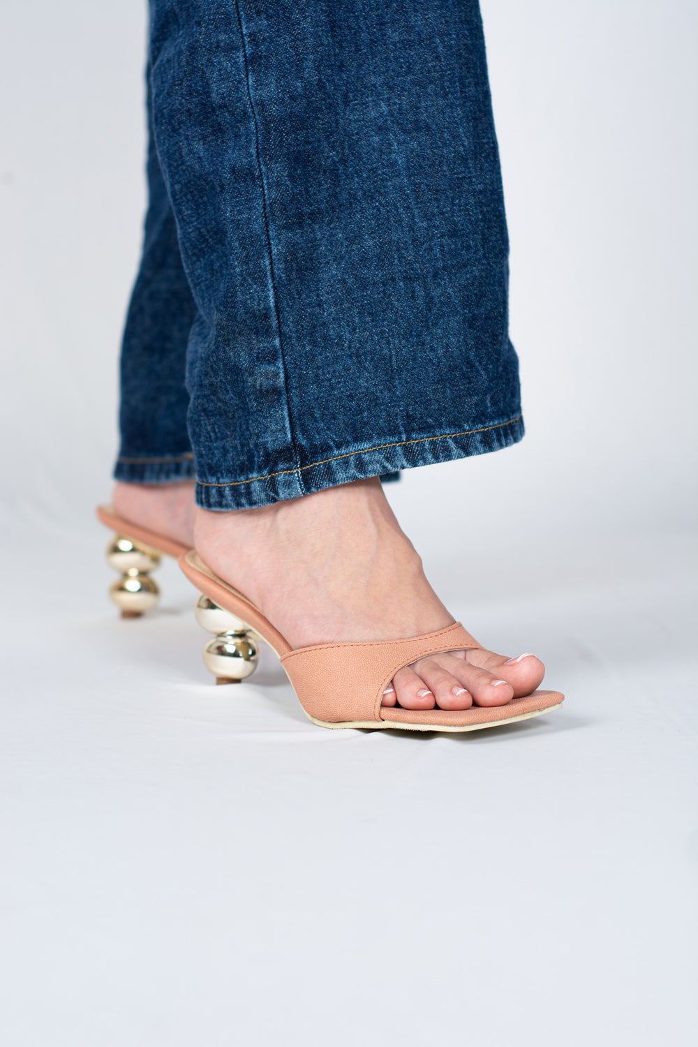 Laydeez Sydney Sculptural Mule Heels