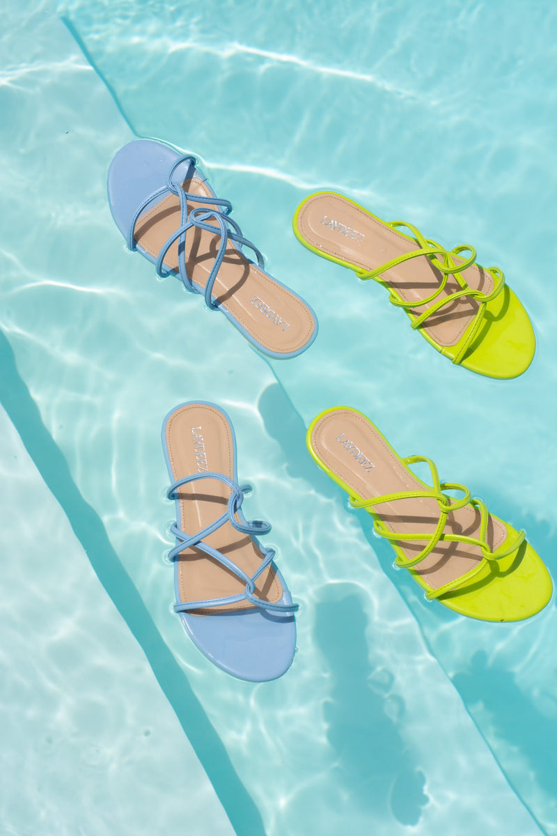 Coral Flat Sandals