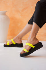 Laydeez Bilmah Neon Flatforms