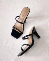 Arya Square Toe Pointed Heels