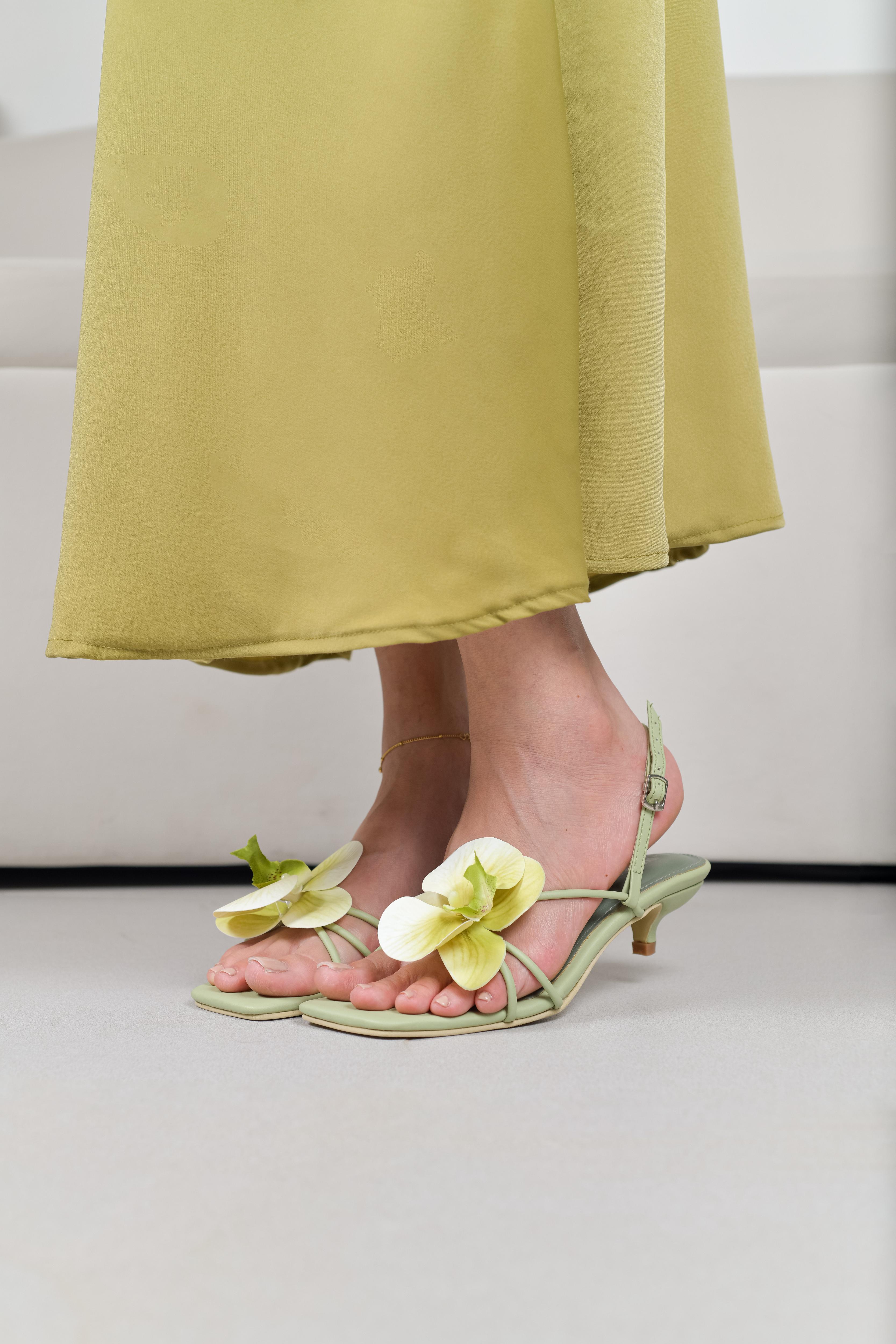 Primrose Floral Heels