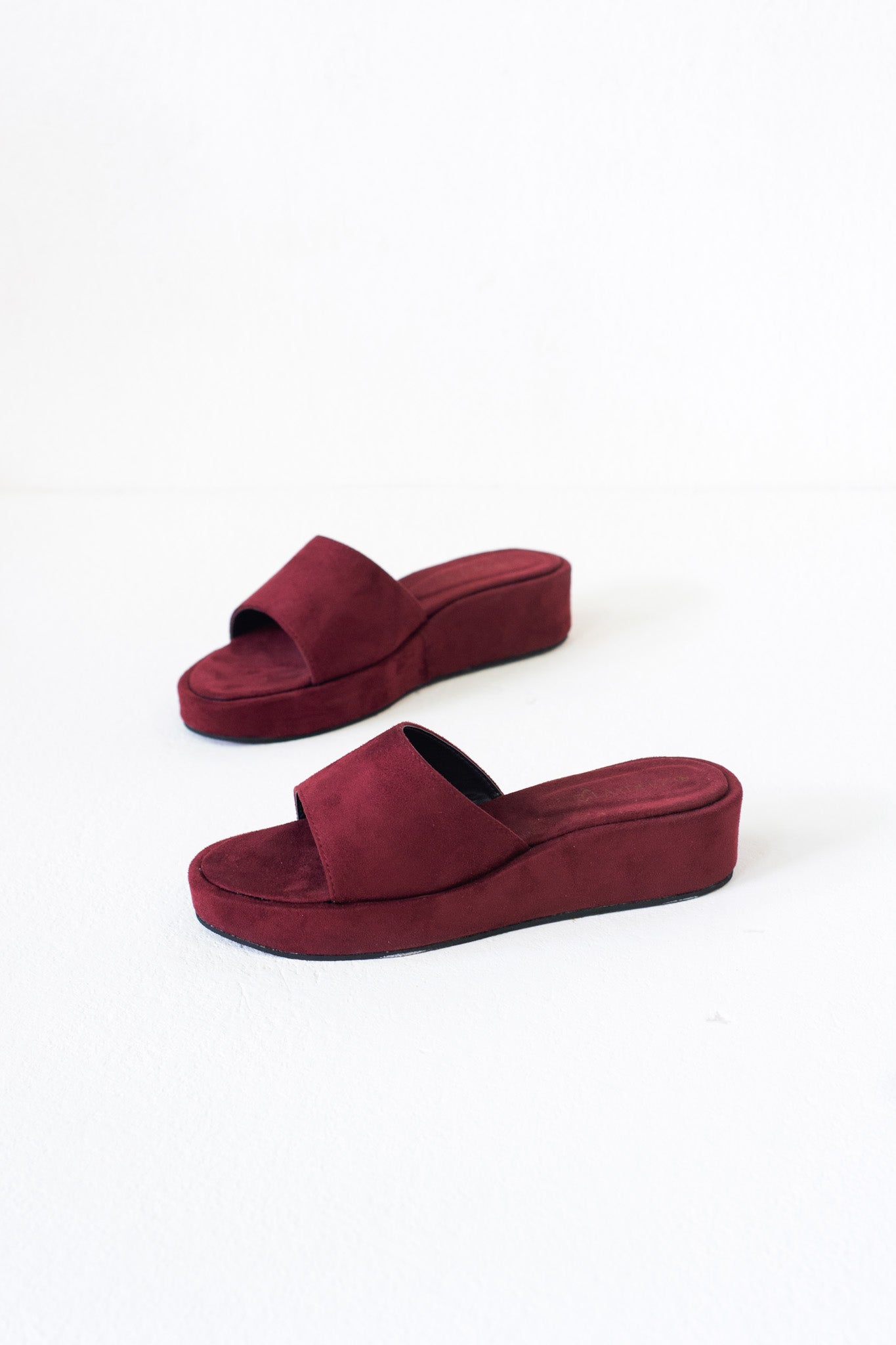 Laydeez Kiara Open Toe Flatform Sliders