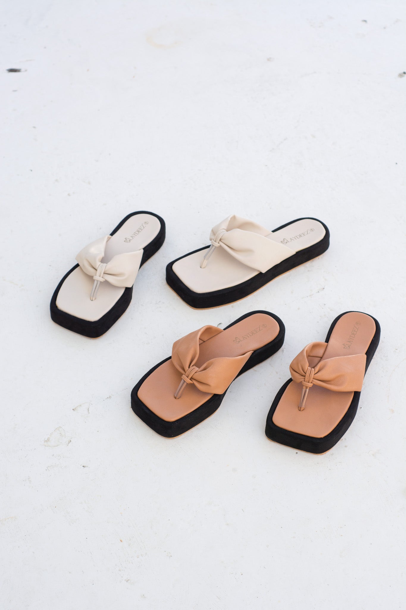 Laydeez Oslo Flatform Thong Sandals