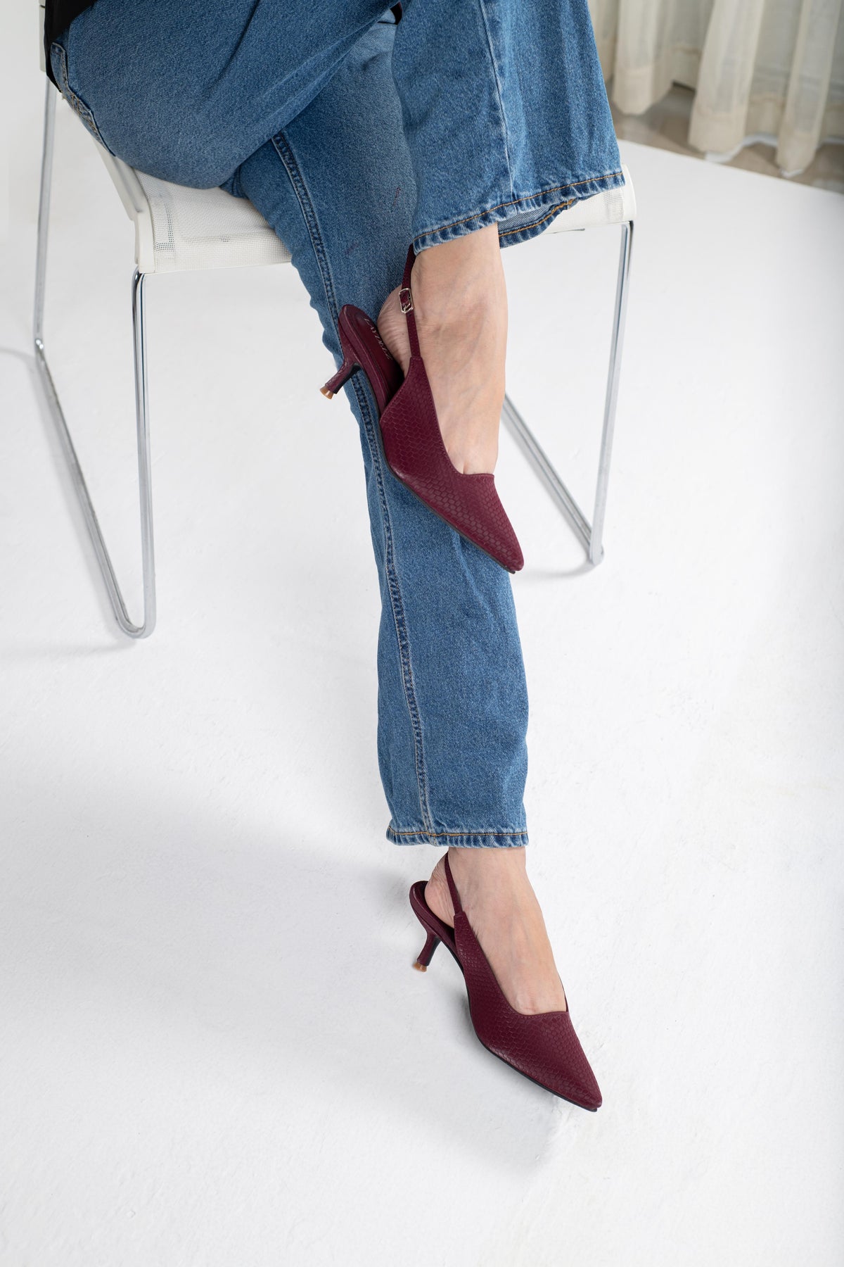 Velvet Crest Heels