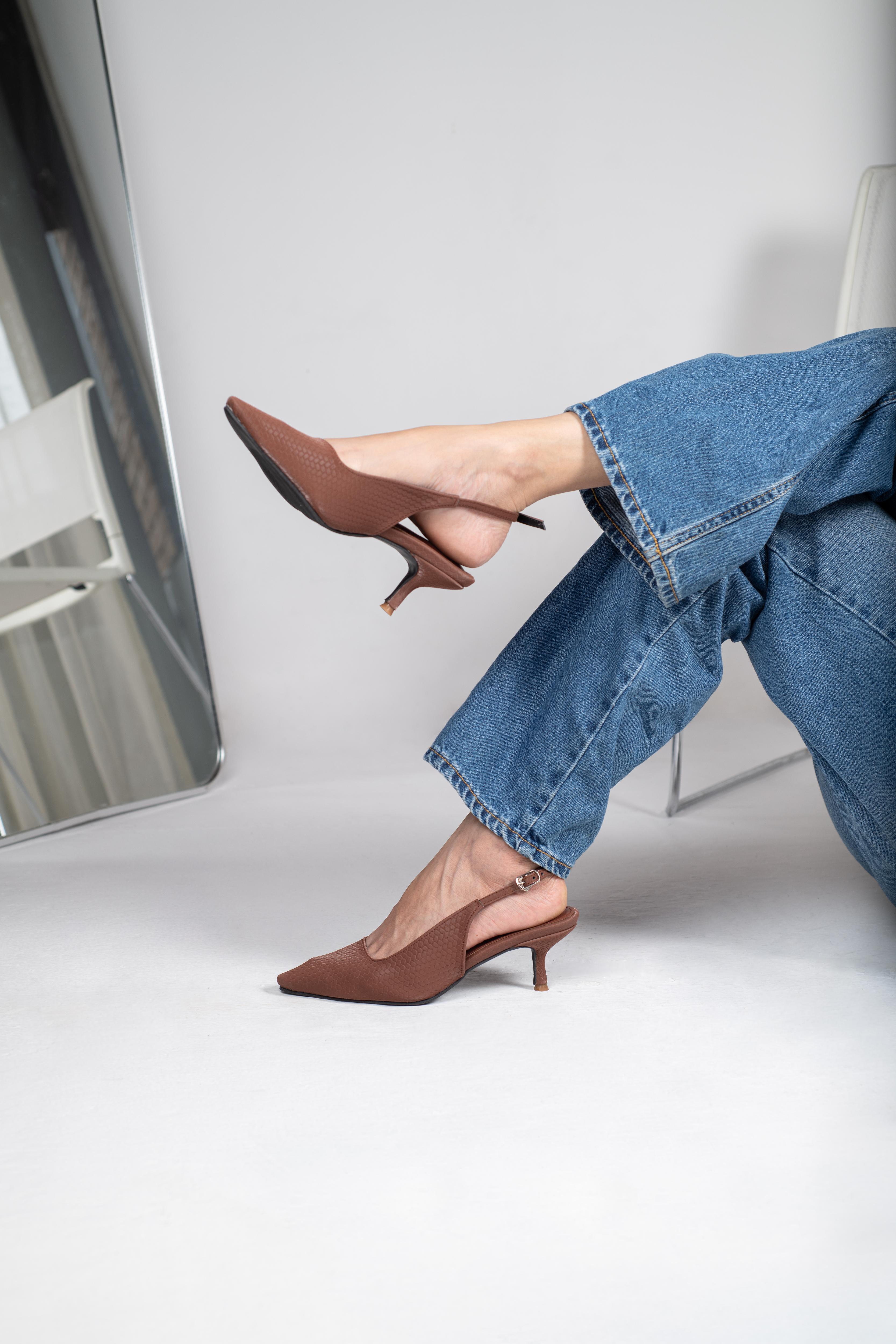 Velvet Crest Heels