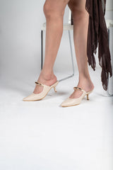 Luxe Gilt Statement Heels