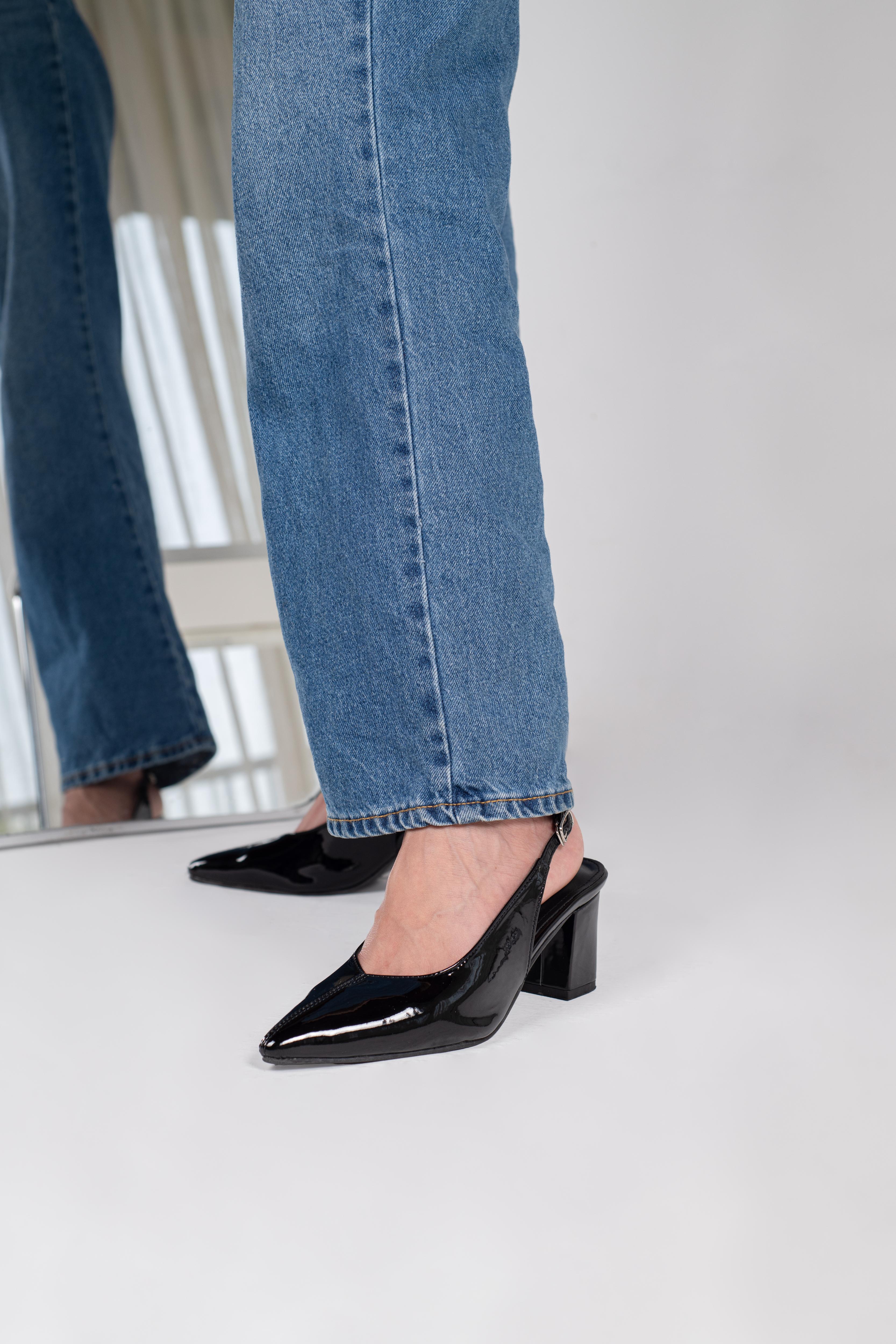 Noir Covered Heels