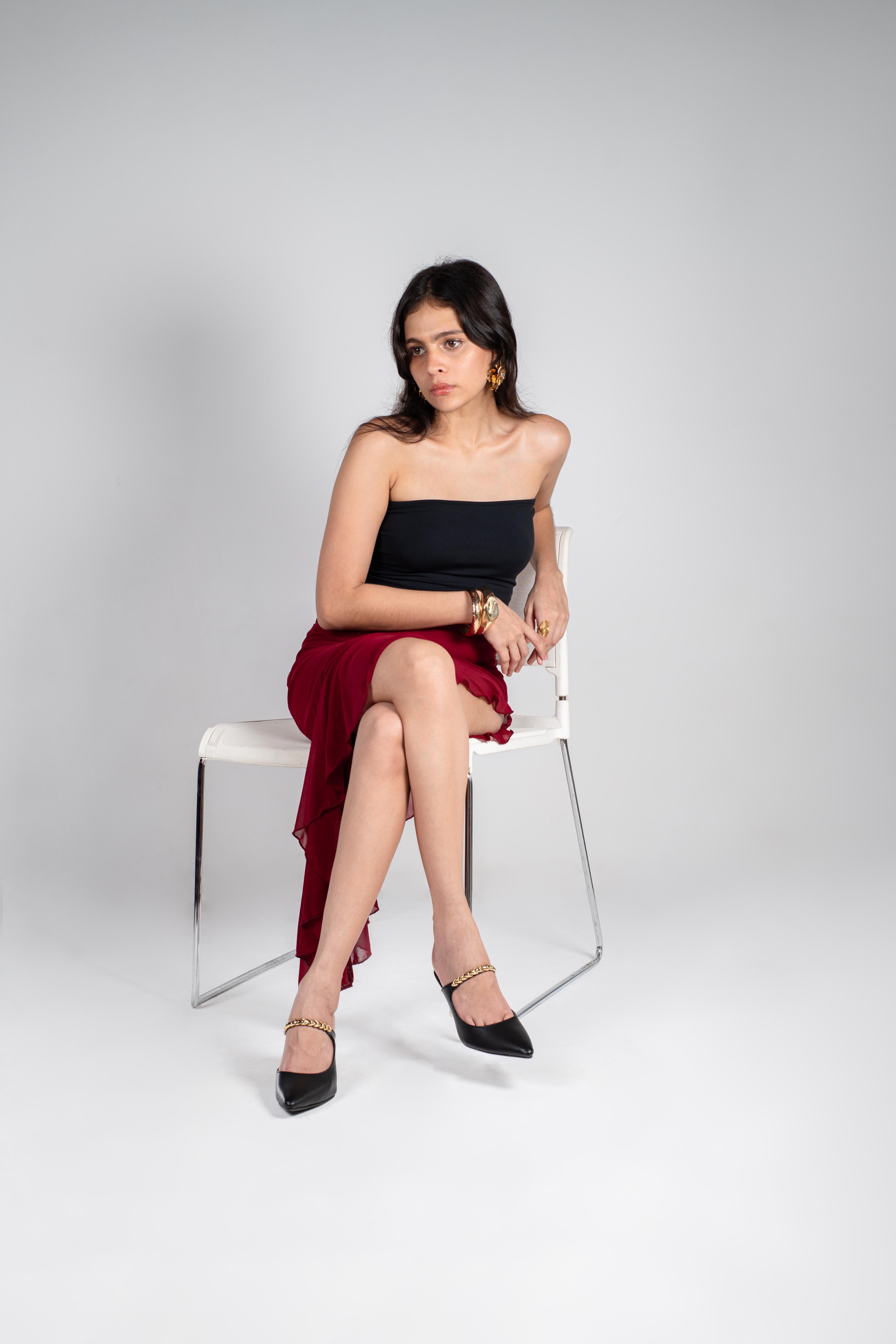 Elura Glass Pointed Heels