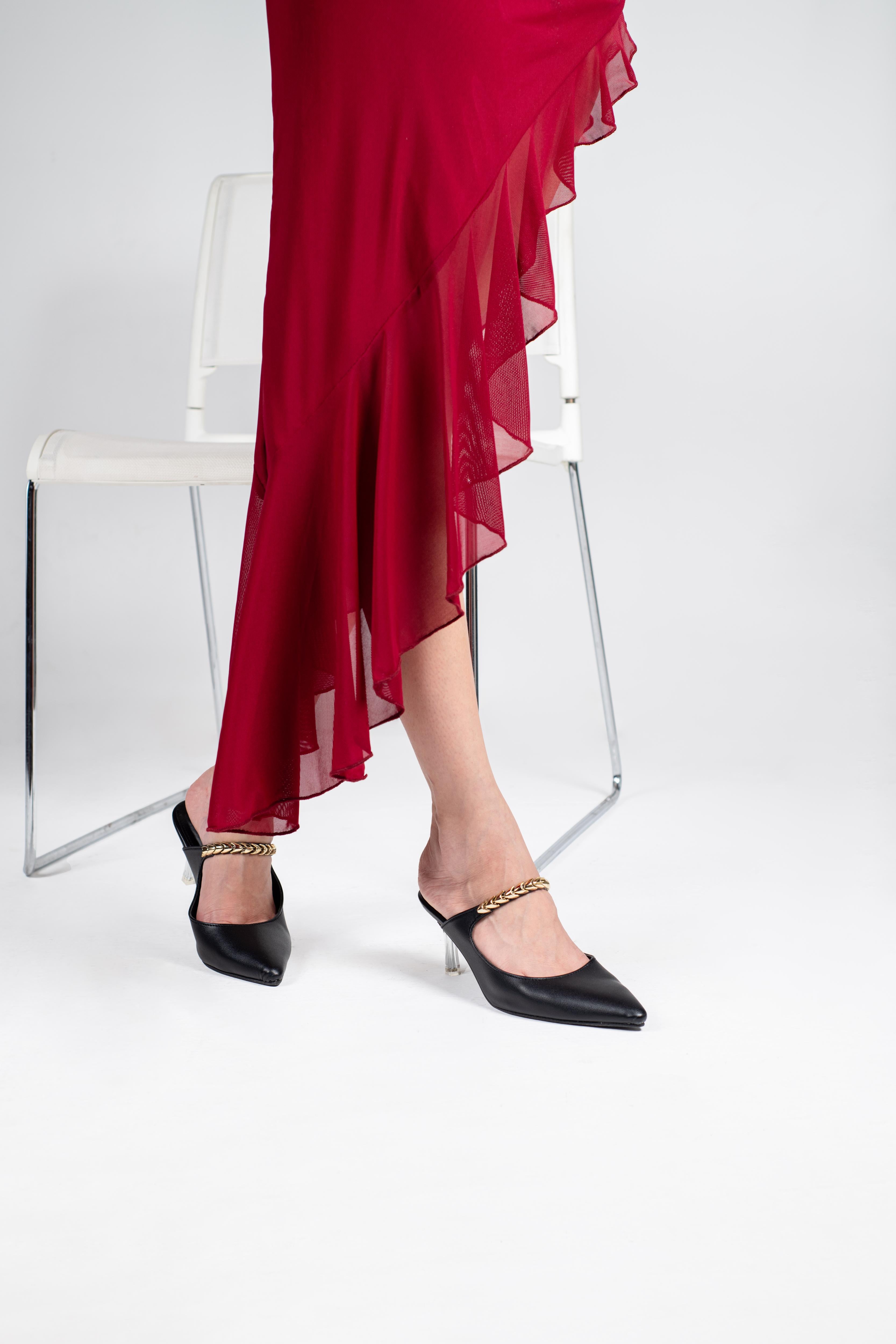 Elura Glass Pointed Heels