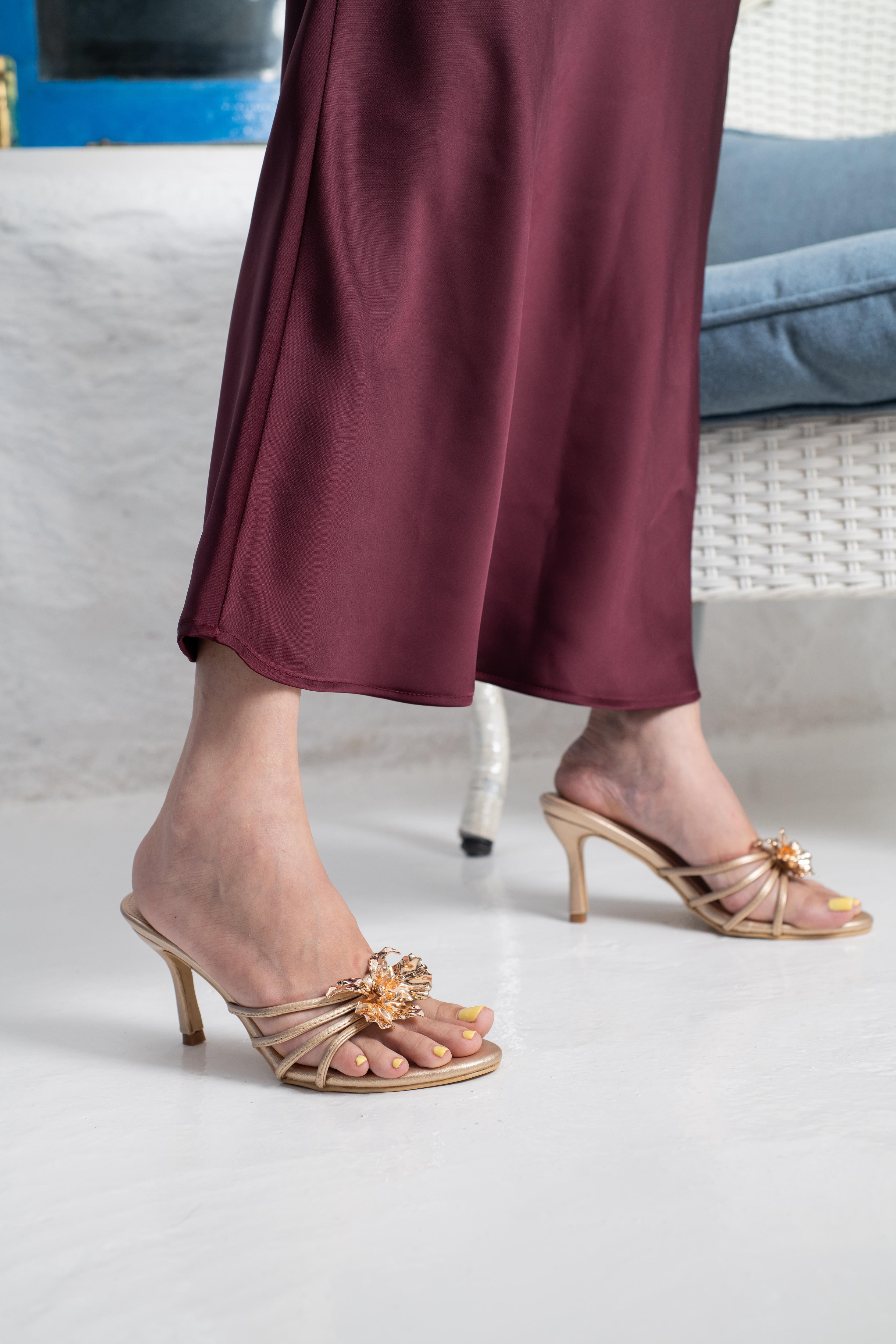 Nerine Floral Heels