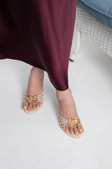 Nerine Floral Heels