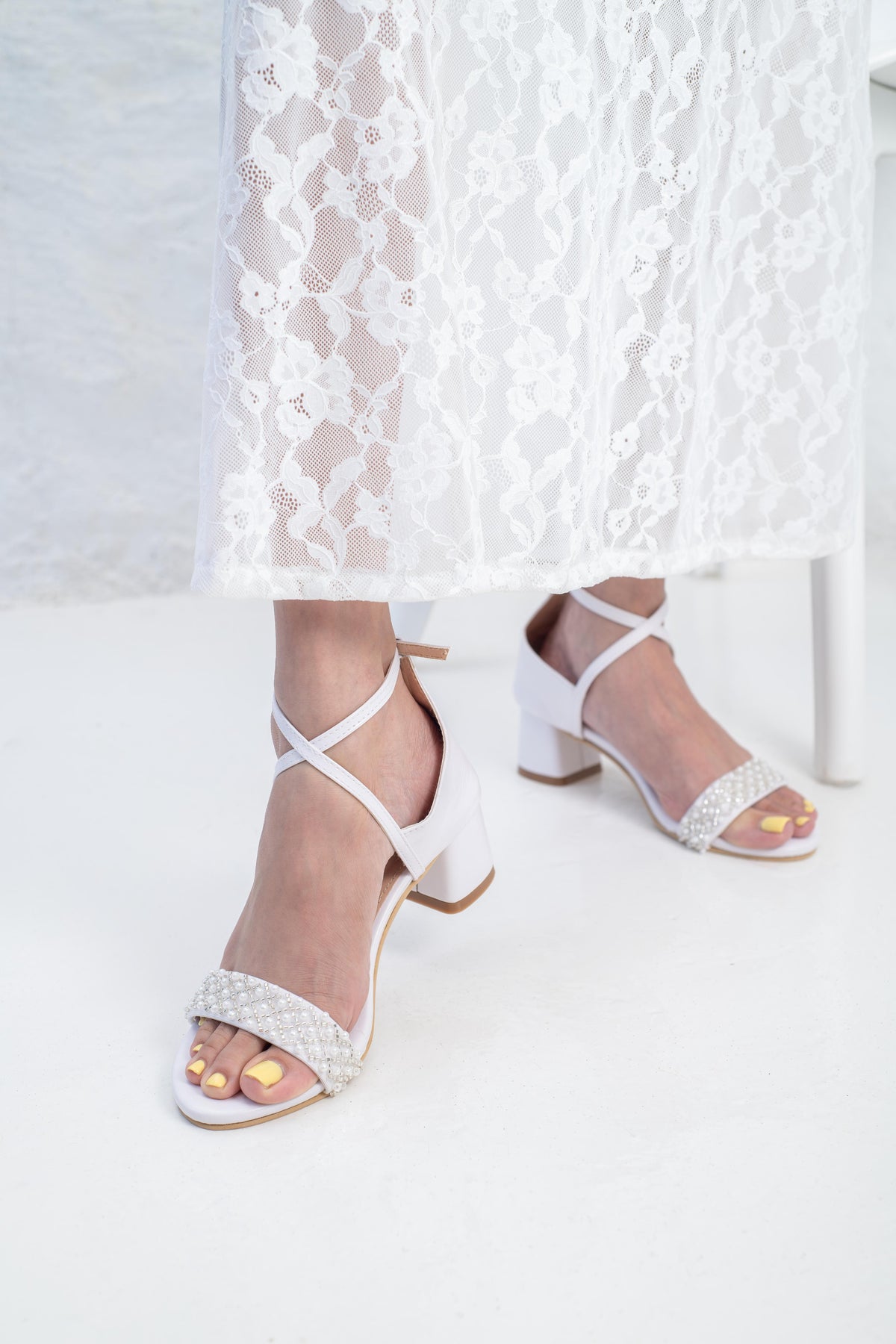 Opal Block Heels
