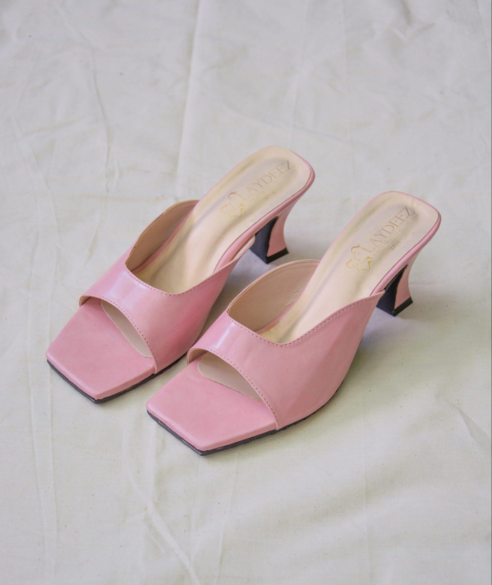 Laydeez - Sophia Spanish Heel in Pastel Pink