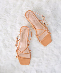 Laydeez Fay Square Toe Rope Low Heels