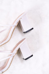 Amanda Square Toe Strappy Heels