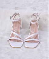 Laydeez Berenice Square Toe Pointed Heels