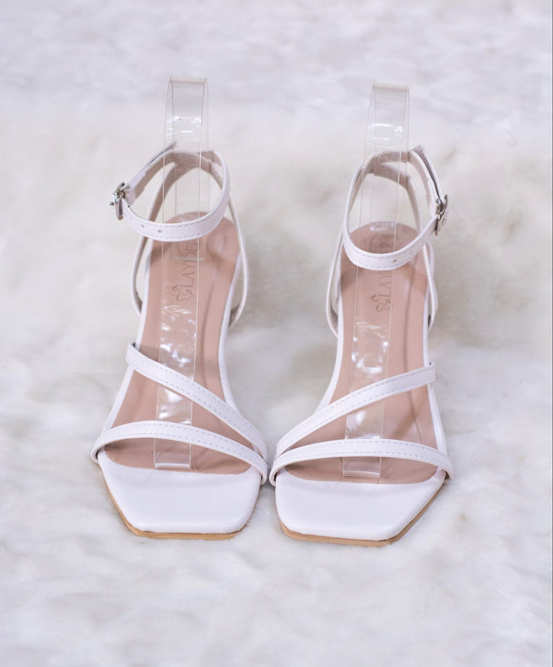 Berenice Square Toe Pointed Heels
