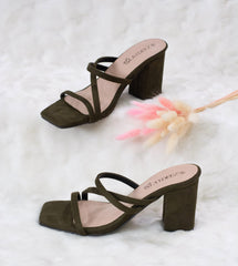 Laydeez June Square Toe Block Heels