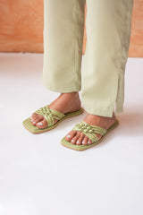 Laydeez Pansy Knotted Sliders